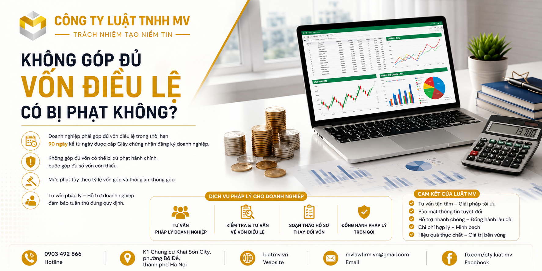 Không góp đủ vốn điều lệ có bị xử phạt không?